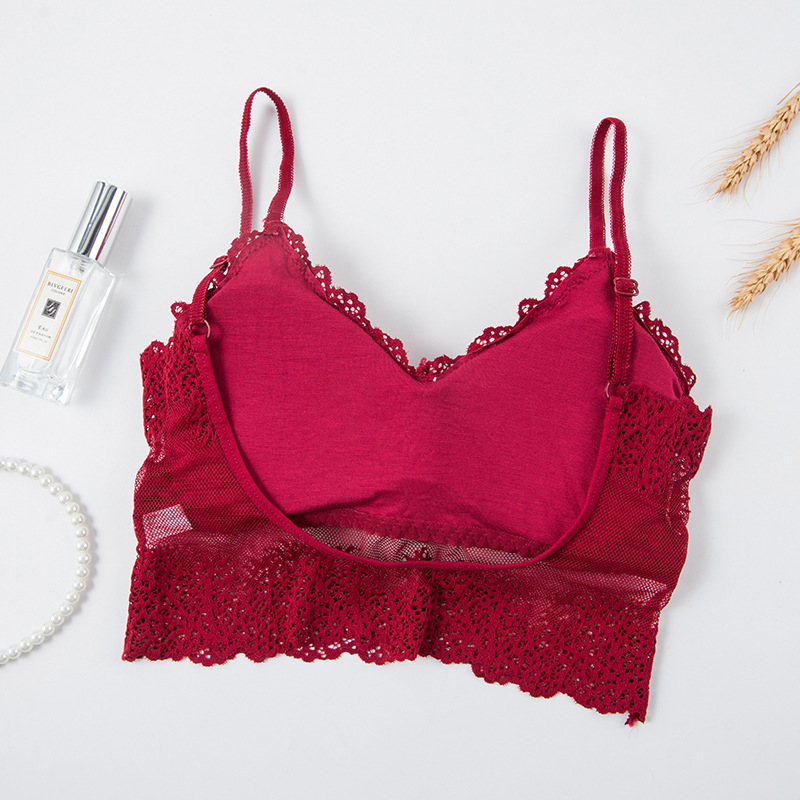 Bralette Triangle Set - Soutien-gorge Push Up en dentelle pour