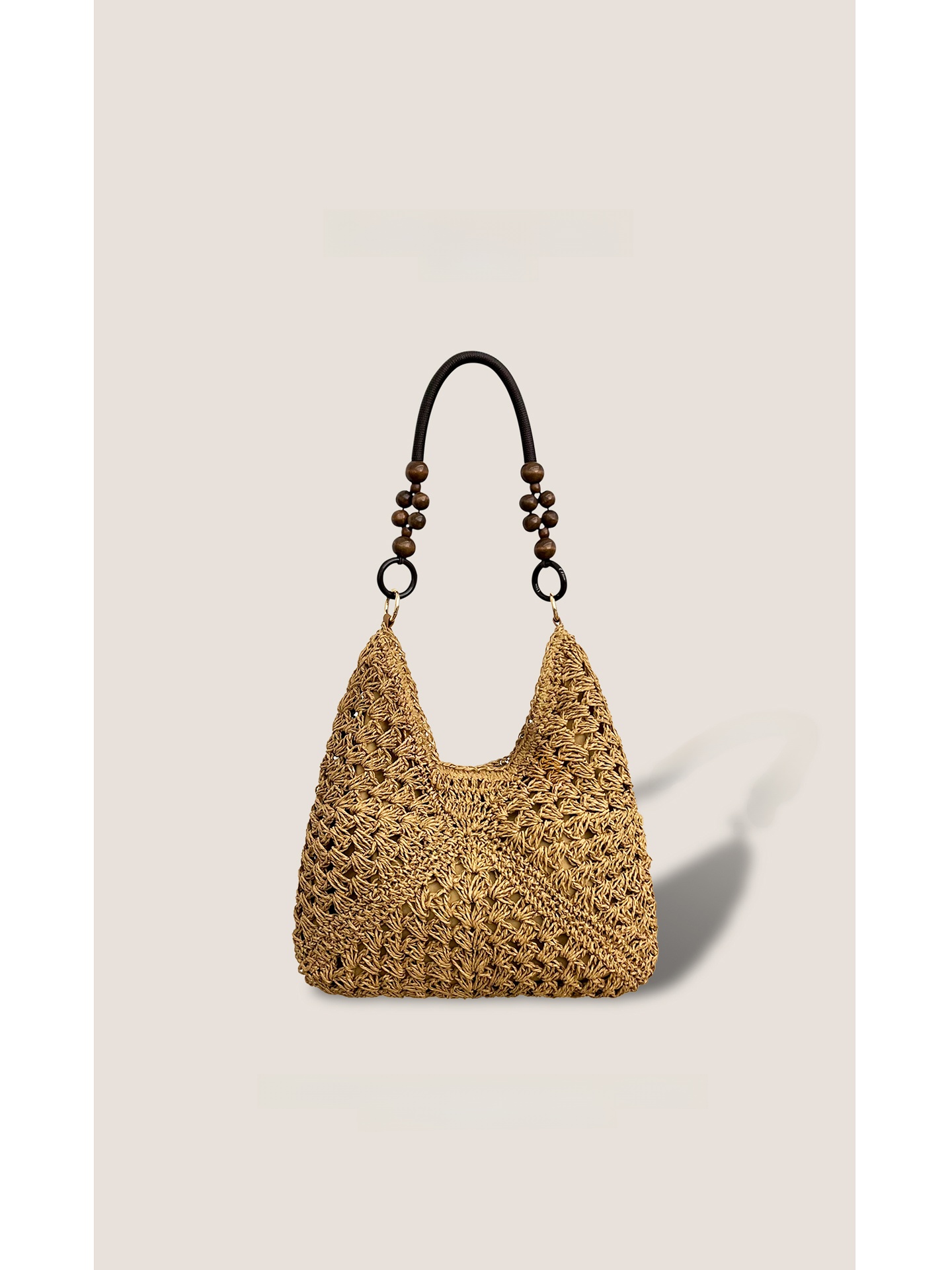 Tote Bag Beach - Sac fourre-tout d'été en paille tressée