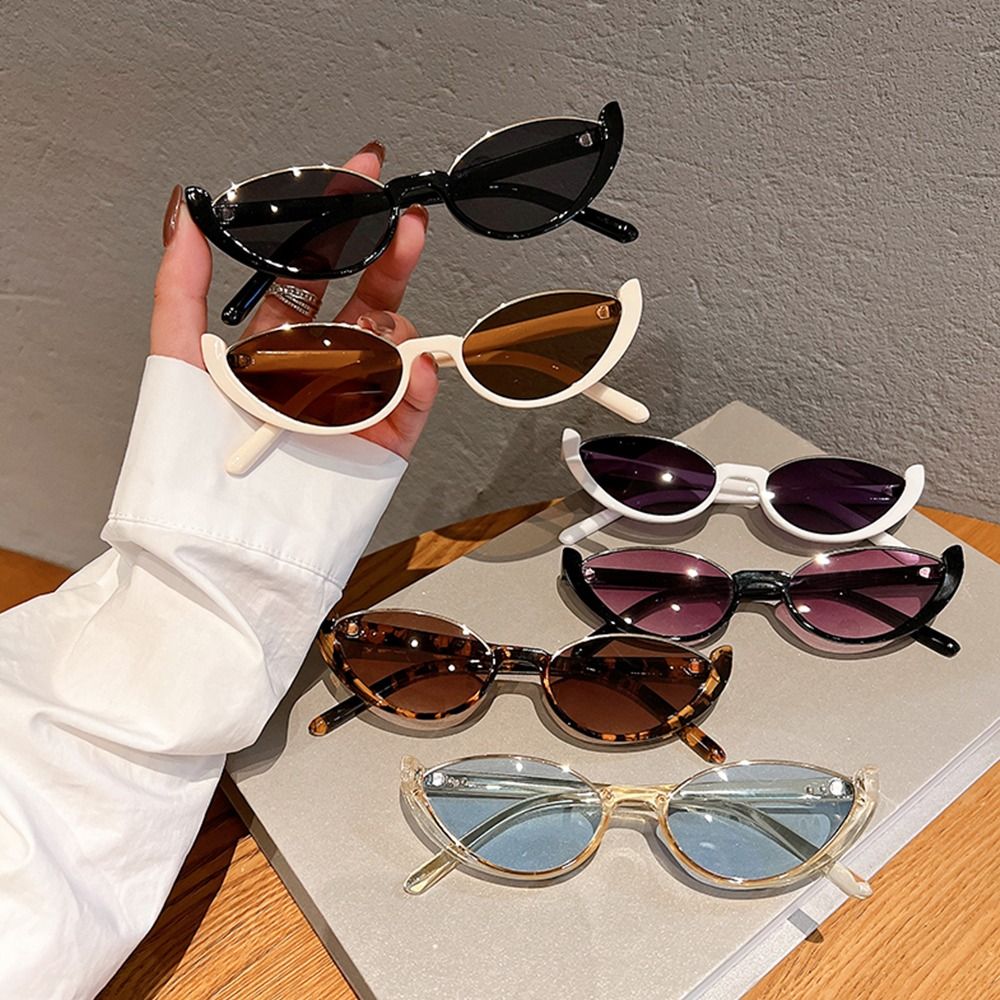 Sunglasses Cat Eye - Lunettes de soleil vintage demi-cerclées œil