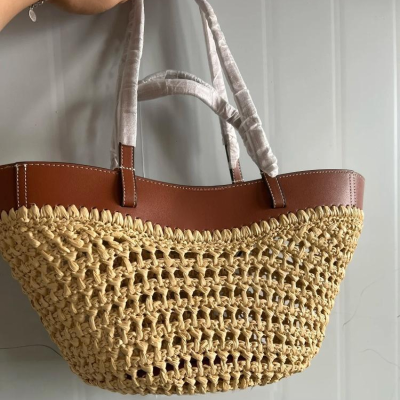 Sac de plage tissé creux de ma - Crochet Bag Raffia avis et prix