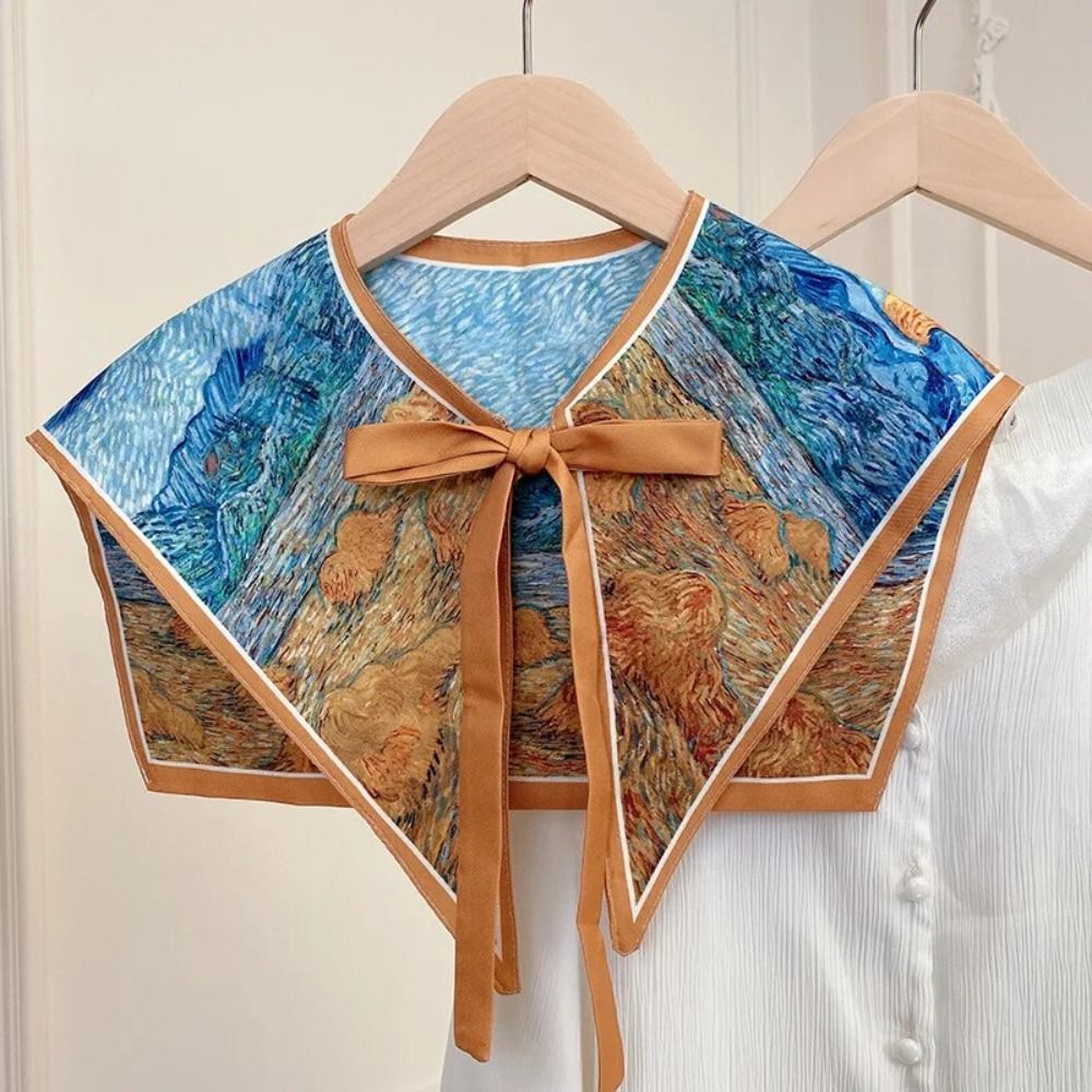 Faux col de chemise à motif fl - Blouse Off Shoulder avis et prix