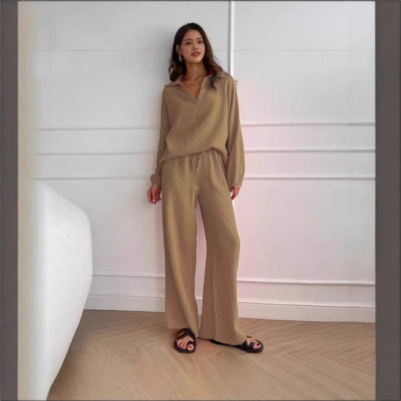 Ensemble sportif décontracté d - Linen Pant Wide avis et prix